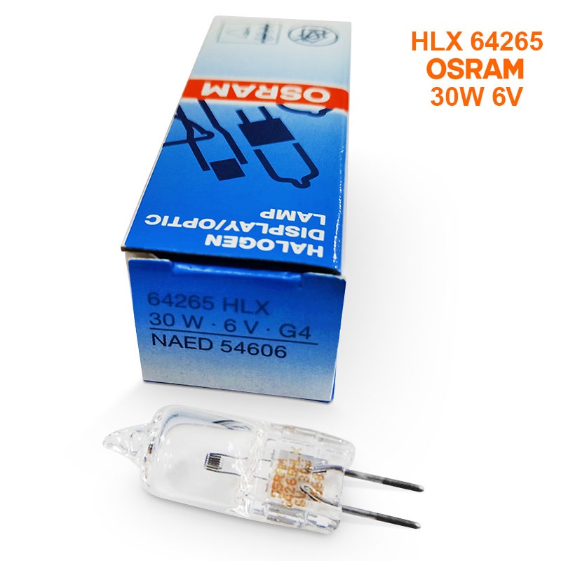 لامپ هالوژن 6 ولت 30 وات اسرام مدل 64265 پایه G4