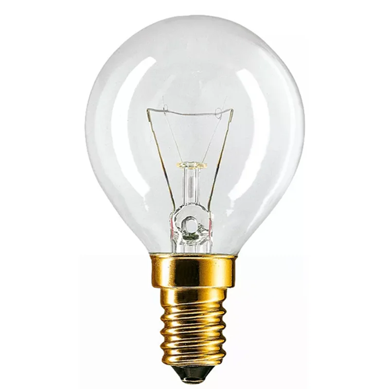 لامپ فر و دیسپلی 220 ولت 40 وات جنرال مدل 300 درجه سانتیگراد پایه شمعی (E14)